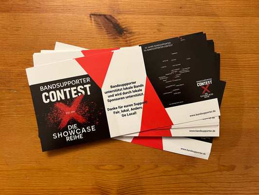 15.05. - 7er Club, Mannheim -Ticket - Bandsupporter Contest